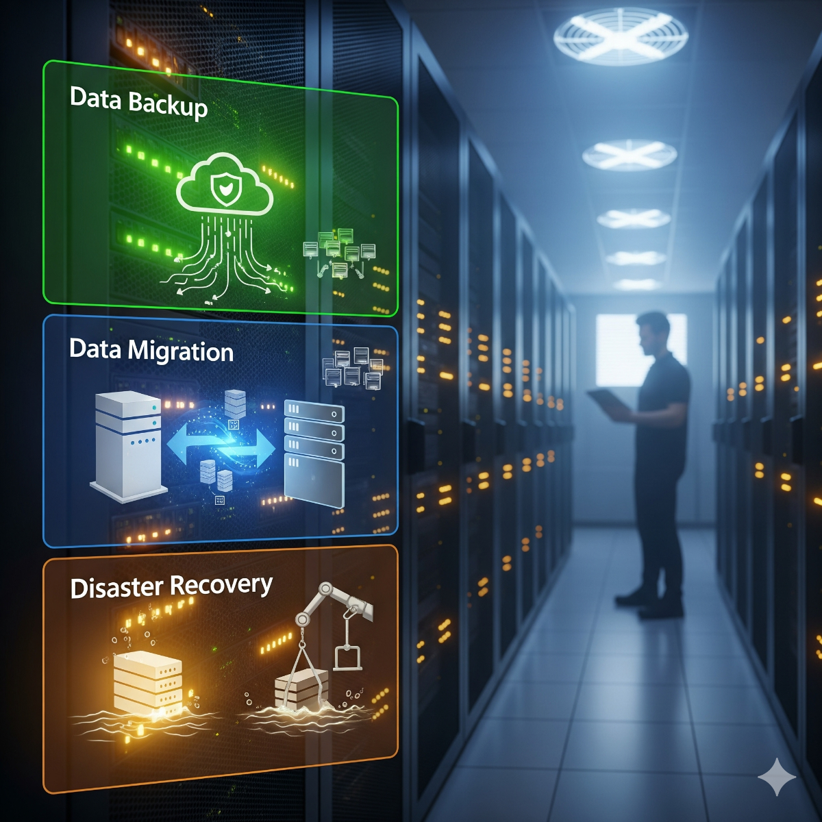 Data Backup, Migration and Disaster Recovery