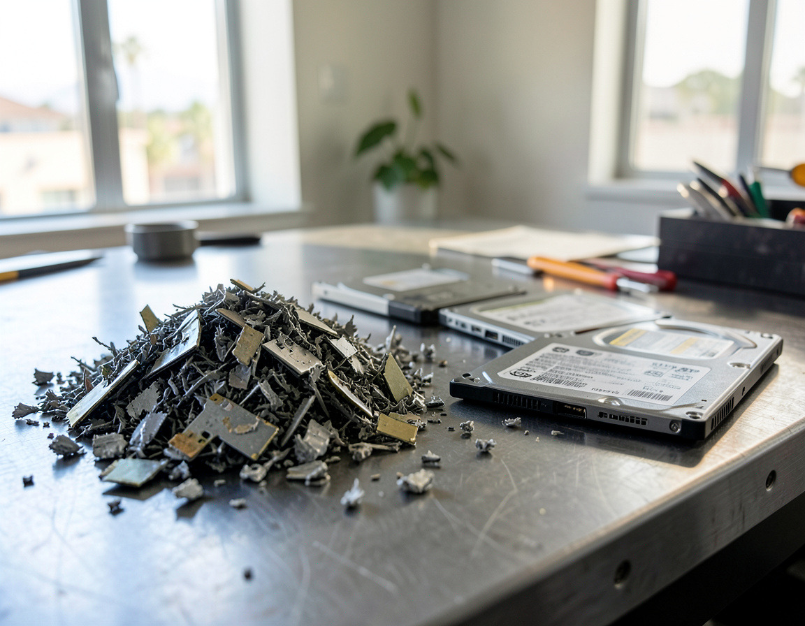 Hard Drive Shredding & Data Destruction in Los Angeles & Long Beach