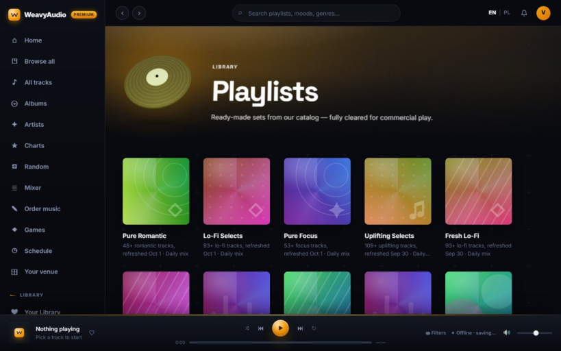 WeavyAudio Case Study, Part 3: Music Tools for Venues