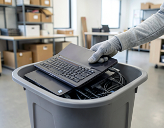 Qué pasa con las computadoras de oficina viejas cuando se reciclan