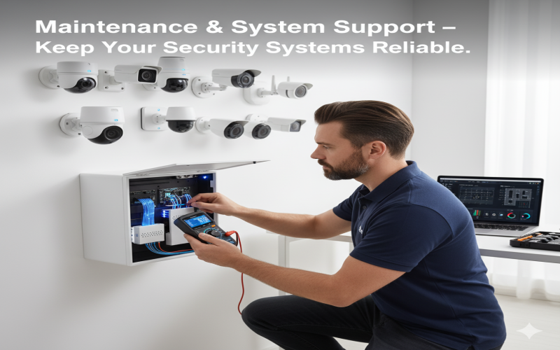 Maintenance & System Support – Keep Your Security Systems Reliable