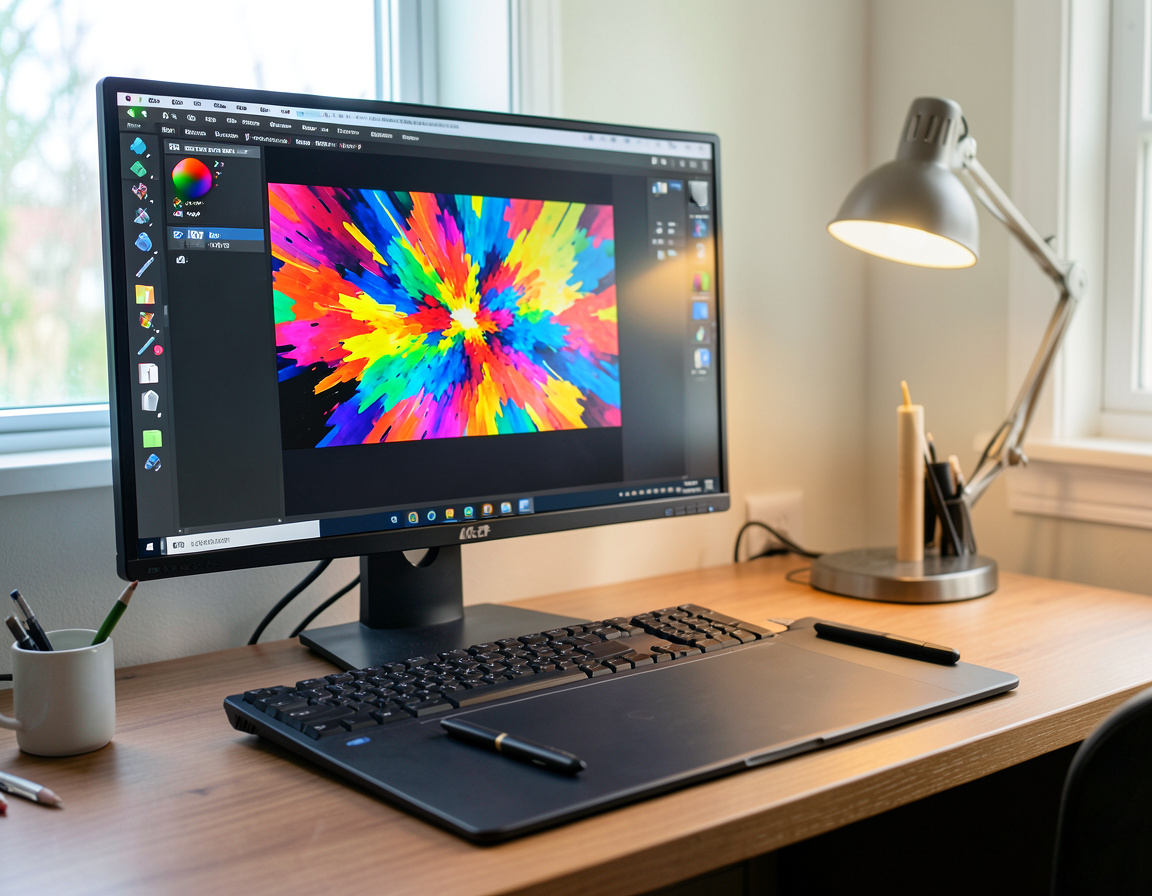 Creative team workstation with licensed design software