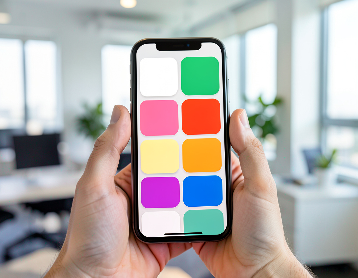 Company smartphone enrolling through a portal app