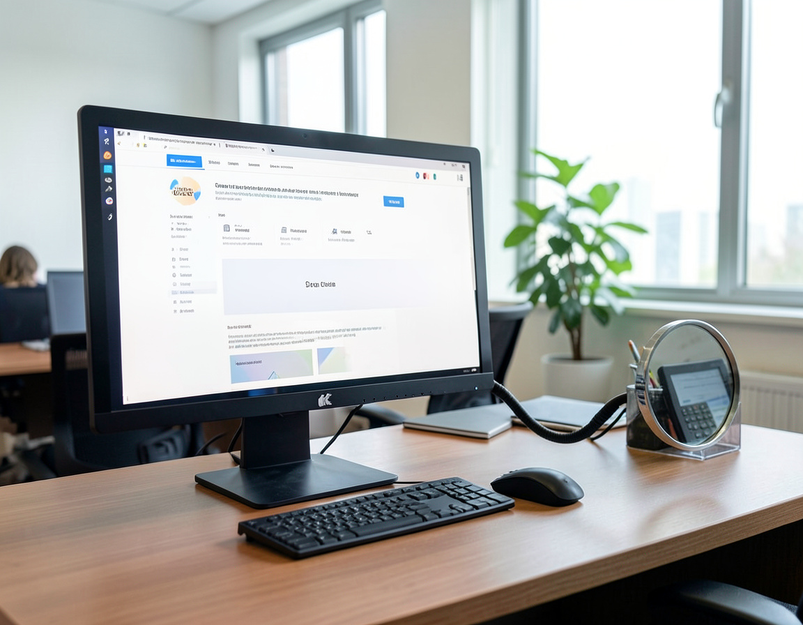 Accessible web page tested for public sector compliance