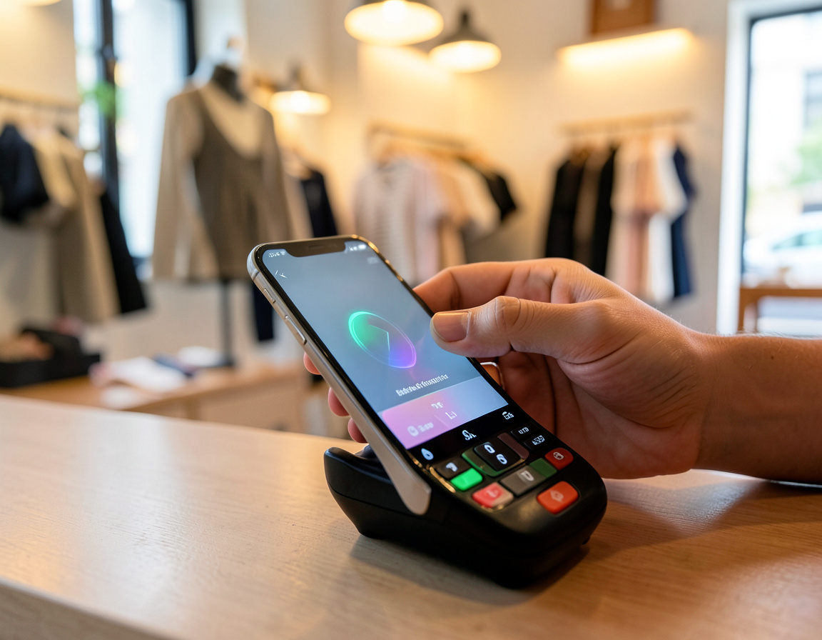 Contactless card payment at a checkout terminal